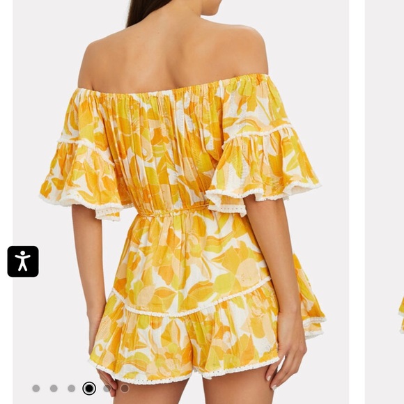 Significant Other Isla Yellow Romper, Size 4 - Picture 2 of 10